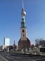 Berlin Zentrum Monteurzimmer Fernsehturm Frankfurter Allee